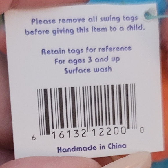 Bamm Beanos Vtg Collectible Ken Griffey Jr. Rainbow Tie Dye Bear #24 1998  9" NW - Picture 9 of 9